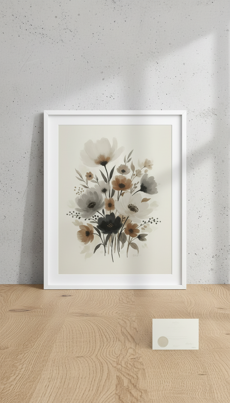 Muted Floral Fine Art Print