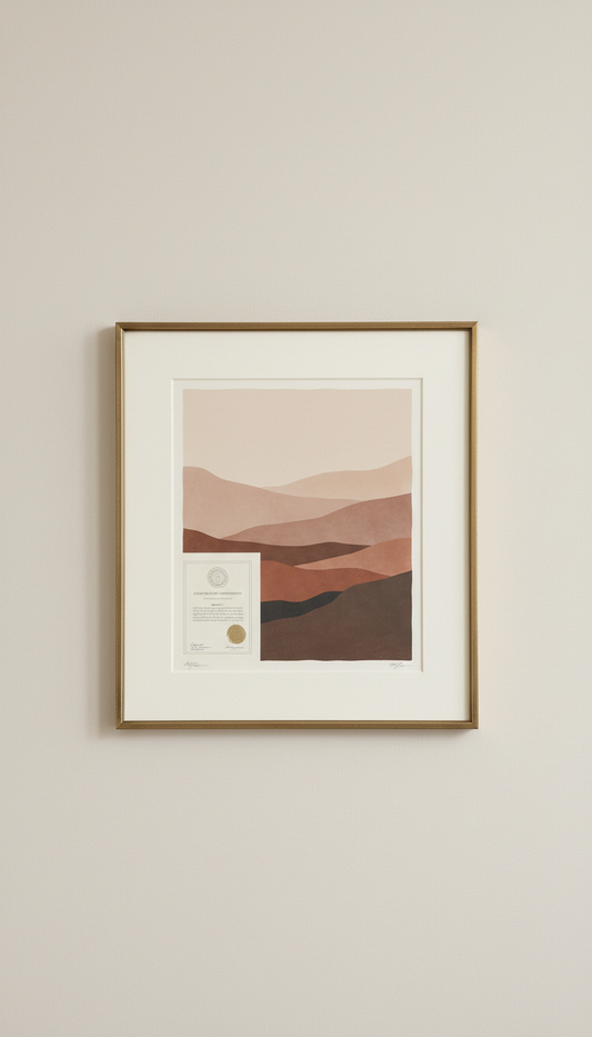 Limited edition fine art print with certificate of authenticity, Default to straight-on or gentle 3/4 angle of...