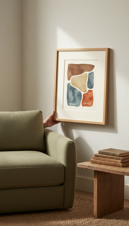 Framed Archival Print on Cotton Rag in use