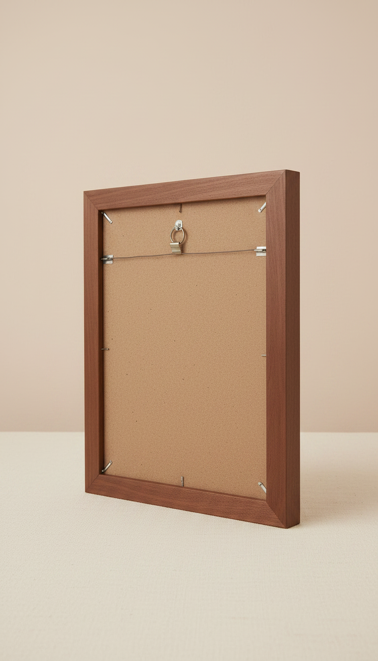 Alternate angle view of Walnut Gallery Frame